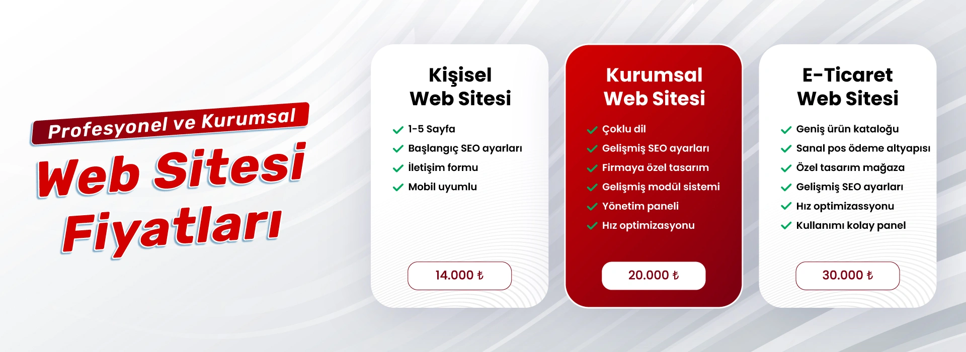 Web Sitesi Fiyatları 2026